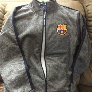 FC Barcelona warm up jacket.